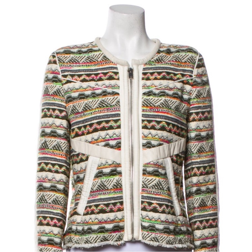 Iro Patterned Women's Jacket Size Medium - image 1
